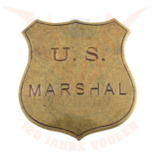 US-Marshall Badge messingf.