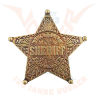 Star Sheriff badge brass col.